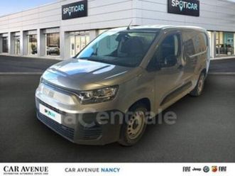 iii generation2 doblo-e fourgon taille xl 750kg electrique 100 kw batterie 50 kwh pro lounge connect