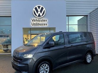 volkswagen transporter t7 cabine approfondie demontable gris indium 2l 150ch l1h1 2.8t business bva8