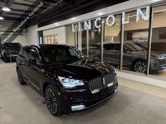 used 2023 lincoln aviator black label awd