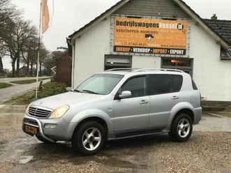 ssangyong rexton - rx290 5-cilinder 4x4 airco grijs kenteken