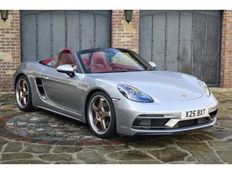 2021 porsche 718 boxster – 25th anniversary - 2,768 miles