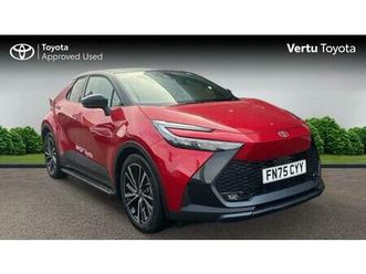2025 toyota c-hr 1.8 hybrid excel 5dr cvt hatchback petrol/electric automatic