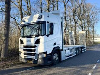 scania r450 ngs 6x2 machine transporter / oprij vrachtwagen — vrachtwagens — marktplaats