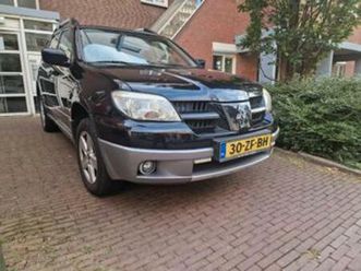 mitsubishi outlander 2.0 mpi 2wd 2008 g3 lpg zwart 1650 euro — mitsubishi — marktplaats