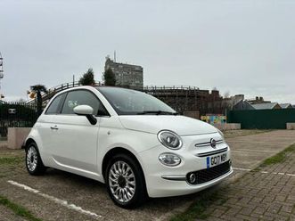 2017 fiat 500 0.9 twinair lounge 2dr convertible petrol manual