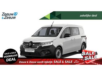 renault kangoo e-tech advance l2 44 kwh dubbele cabine | nu leverbaar met 12% zeeuw & zeeuw aktie korting ! |