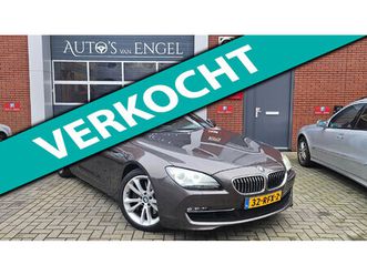 bmw 6-serie cabrio 640i high executive soft close/confortstoelen/garantie