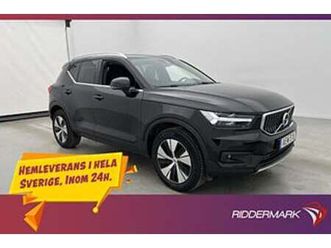 volvo xc40 recharge t4 momentum voc p-värm kamera navi moms