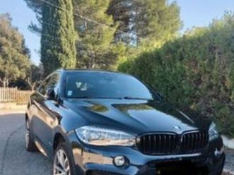 bmw x6 40d 313ch m sport exclusive – carbonschwarz – toit ouvrant – hud – harman kardon