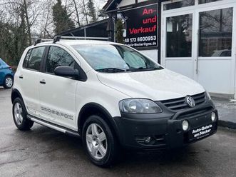 volkswagen fox cross 1.6 klima ahk s-heft service neu