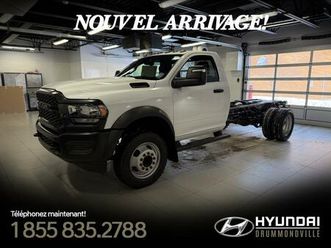 ram 5500 2024 tradesman 4x2 cabine simple + garantie + a/c + cruise + wow !!