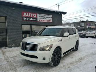 infiniti qx56 2012 7 places**ecran**banc chauffant**navigation**