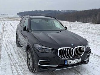 bmw x5 [g05] xdrive45e, hybryda, 389 km, pneumatyka, hak. strzelin • olx.pl