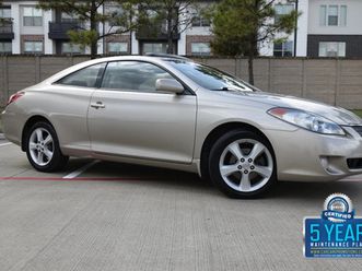 2006 camry solara sle v6 lthr s/roof 117k low miles new trade