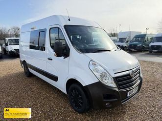2019 vauxhall movano 2.3 cdti 3500 panel van 5dr diesel manual fwd l2 h2 euro 6 (130 ps) panel va...