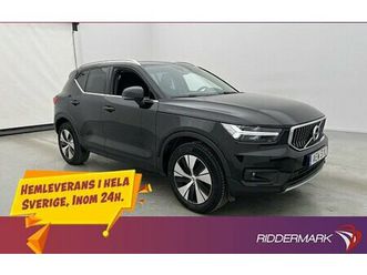 volvo xc40 recharge t4 momentum voc p-värm kamera navi