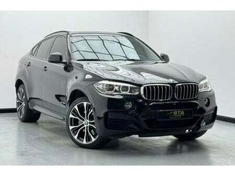 bmw x6 50i m sport 4.4l 2018 bmw x6 xdrive50i m-sport, 2028 bmw service contract, bmw service history, gcc