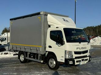 mitsubishi canter fuso 7c15 3.0/150 km firanka plandeka krótki rozstaw lad 4220kg ... widelki