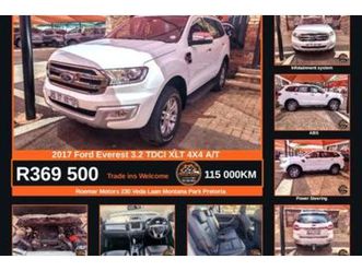 2017 ford everest 3.2 tdci xlt 4x4 auto