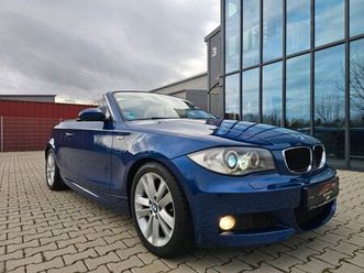 bmw 123d cabrio m-sportpaket, xenon, navi, 8x räder
