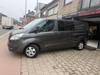 ② transit custom lang 6place *automatique*netto 16529 — camionnettes & utilitaires — 2ememain