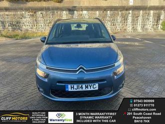 2014 citroen grand c4 picasso exclusive - full service history - £20 road tax - 3 month warranty