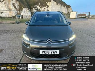 2016 citroen grand c4 picasso exclusive+ - new mot - 7 seats - £20 tax - ulez - 3 month warranty