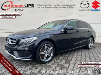 mercedes-benz c 400 4matic t 9g-tronic amg line | led | navi |