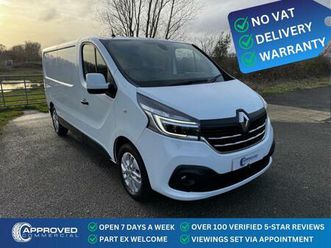 2021 renault trafic (71) no vat to pay! ll30 lwb sport energy 2.0 dci 145 bhp euro 6 ulez panel v...