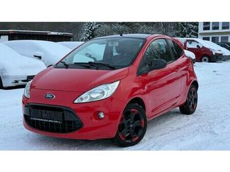 ford ka titanium red & black