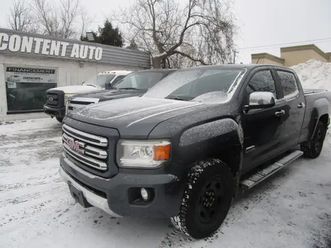 gmc canyon sle all terrain crewcab 4x4 2016 mags pneus hiver sup