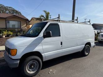 2007 e150 ford van low miles cargo camper van