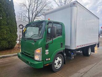 2019 isuzu npr xd 16 box truck + liftgate!!! 81k miles !!