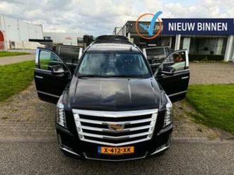 cadillac escalade esv 6.2 v8 lang 4x4 awd platinum black v-s — cadillac — marktplaats