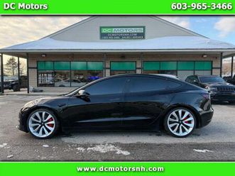 used 2018 tesla model 3 performance