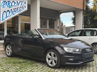 audi a3 cabrio 1.4 sport, tagl. ufficiali, alcantara, navigatore