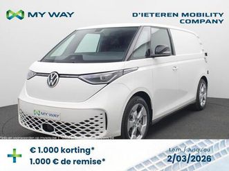 volkswagen id.buzz cargo id. buzz 150 kw (204 ch) 77 kwh rwd empattement: 2989 mm (nwb)
