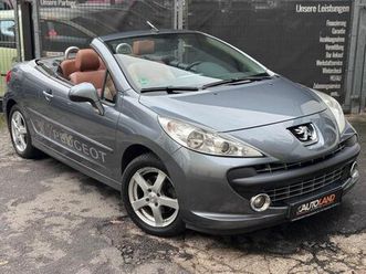 peugeot 207 cc sport 1.6l*klima*leder*szhz*allwetter*pdc