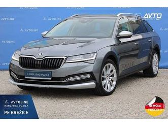 škoda superb 2.0 tdi scout dsg 4x4 147kw matrix acc side ast