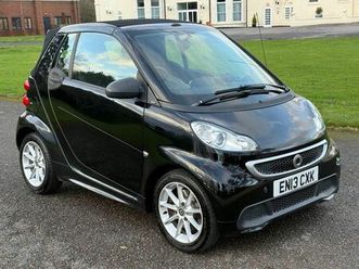 smart fortwo 1.0 mhd passion cabriolet 2dr petrol softtouch euro 5 (start/stop) (71 bhp)