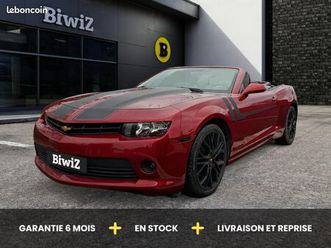 chevrolet camaro (phase 2) convertible v6 3.6 328 ch /malus payé/clapet pot d'échappement/filet c...
