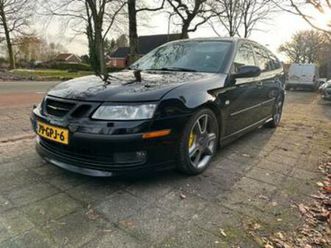 saab 9-3 2.8 turbo v6 sport estate aero 2005 zwart, top! — saab — marktplaats