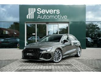 audi rs3 a3 sportback rs3 | porsche aventurine green | head-up display | bang & olufsen premium soundsystem | keramisch l milltek l alcantara interieur l