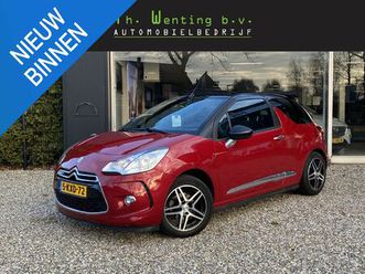 citroën ds3 cabrio 1.2 vti chic | cruise control | airco | boorcomputer | parkeersensoren | lage tellerstand |