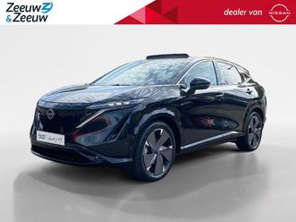 nissan ariya evolve 91 kwh | €3.000,- voorraad korting | navigatie | apple carplay | android auto | lane keep assist | bose |