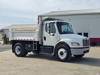 2014 freightliner m2 106 hd dump truck cummins 2k mi auto ac like new!
