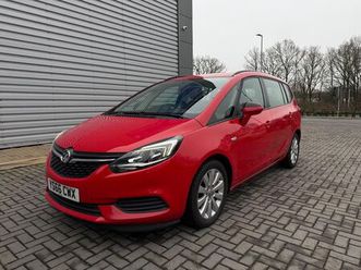 vauxhall zafira tourer 1.4i turbo design mpv 5dr petrol manual euro 6 (140 ps)