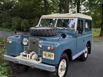 1958 land rover series 2 with very rare pto winch