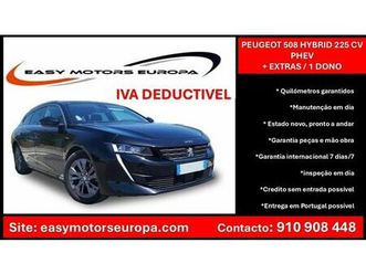 peugeot 508 sw hybrid plug in 225 cv allure pack e-eat8