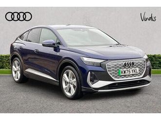 audi q4 210kw 45 82kwh s line 5dr auto [leather]